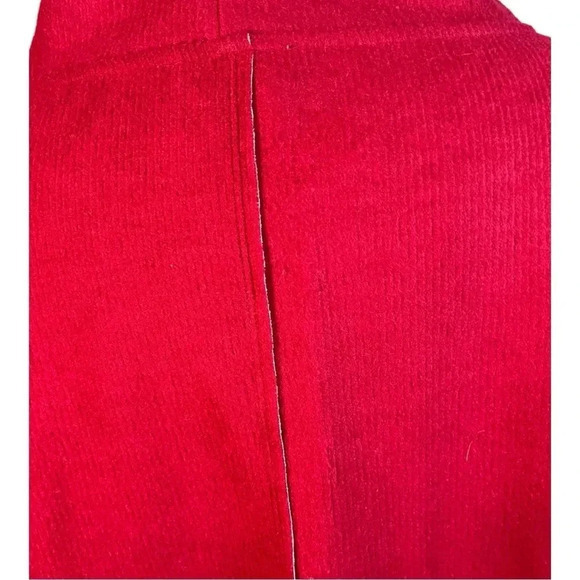 ANTHROPOLOGIE LONG‎ MOCK NECK SWEATER SUPER SOFT RIBBED RED WOMEN SIZE XL - Picture 5 of 11